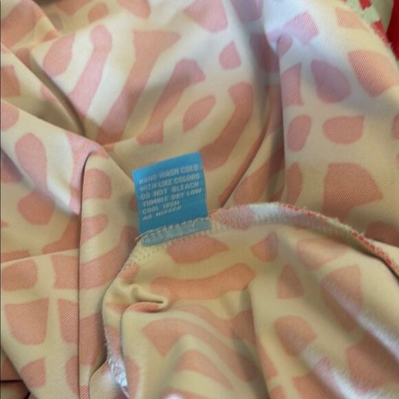 J. McLaughlin Coral and Seafoam Catalina Patterned Beach Cover Up Tunic size M - Picture 6 of 10